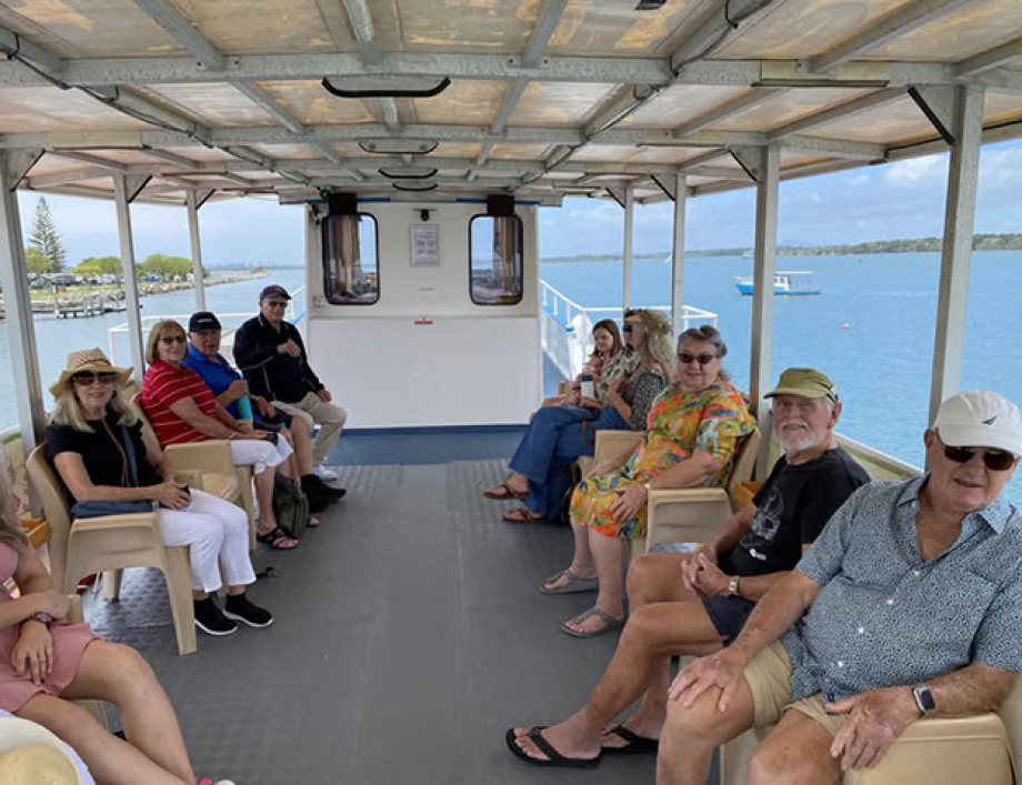 Members enjoying a cruise on the Clarence River